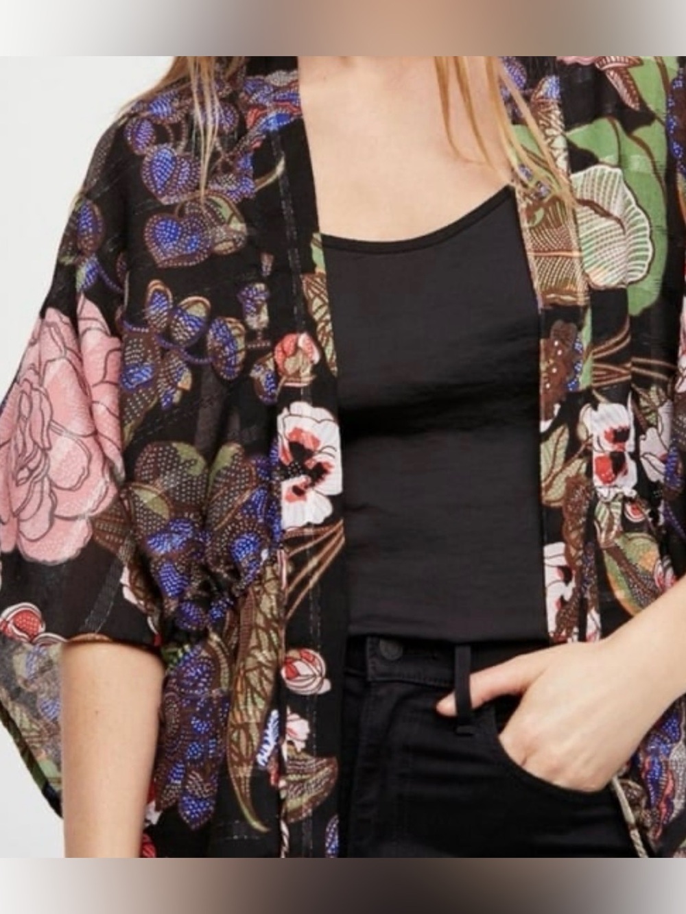 Free People Enchanted Blooms Kimono